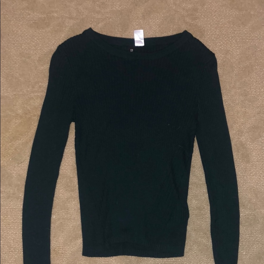 dark green h&m sweater